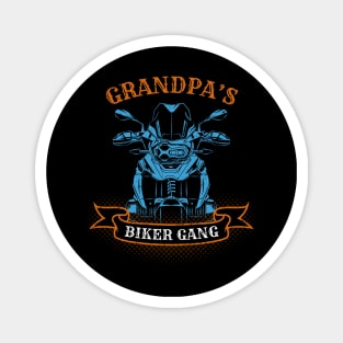 Grandpa's Biker Gang Father's Day Magnet